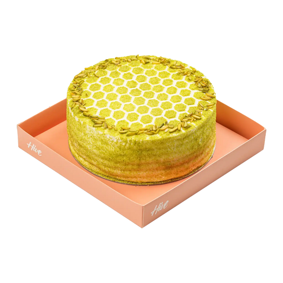 Hive Pistachio Cake