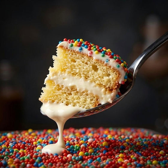 Hive Vanilla Dot Cake